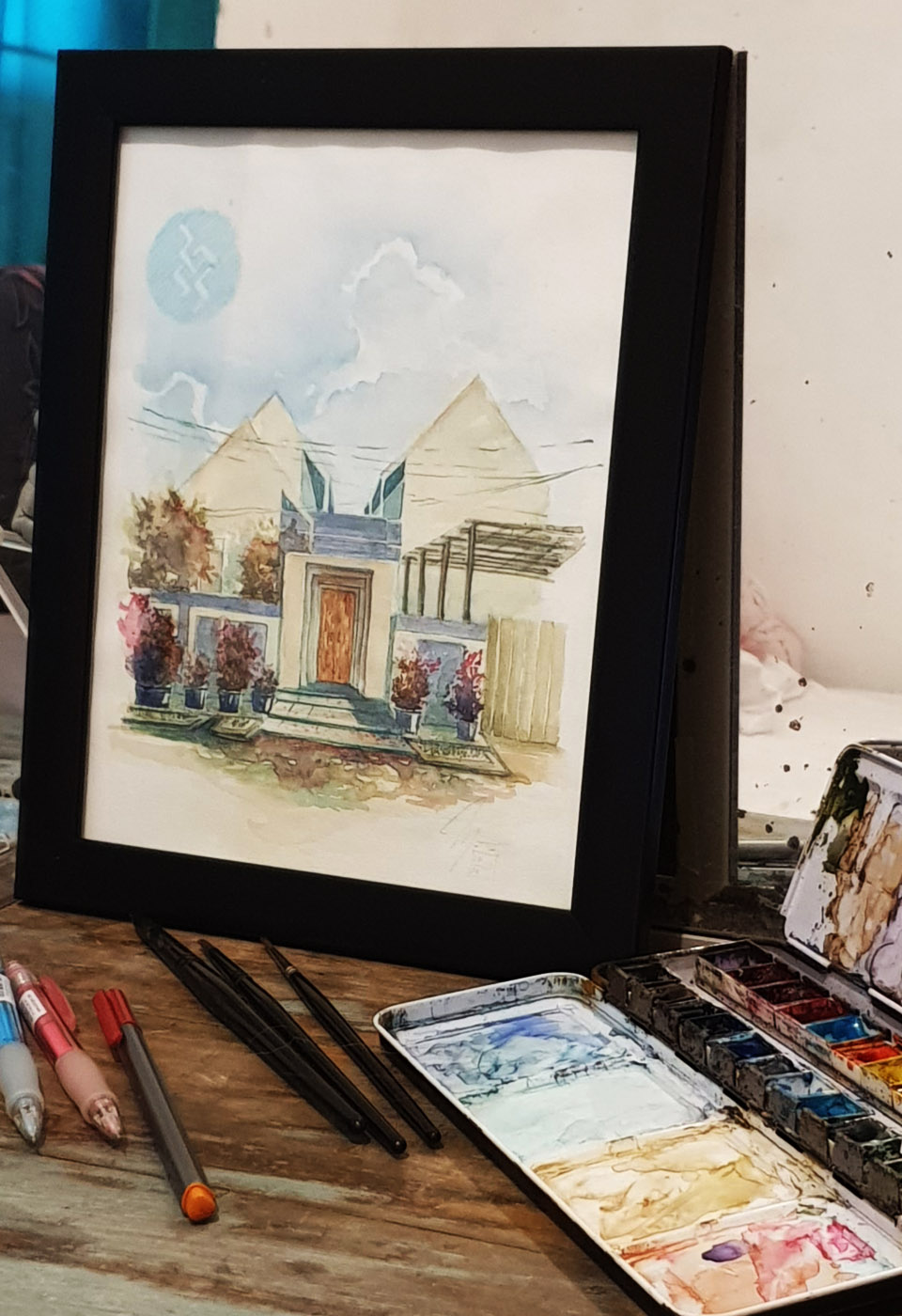 Housewarming Gift_Watercolor by Herditirto Housewarming Gift_Watercolor by Herditirto